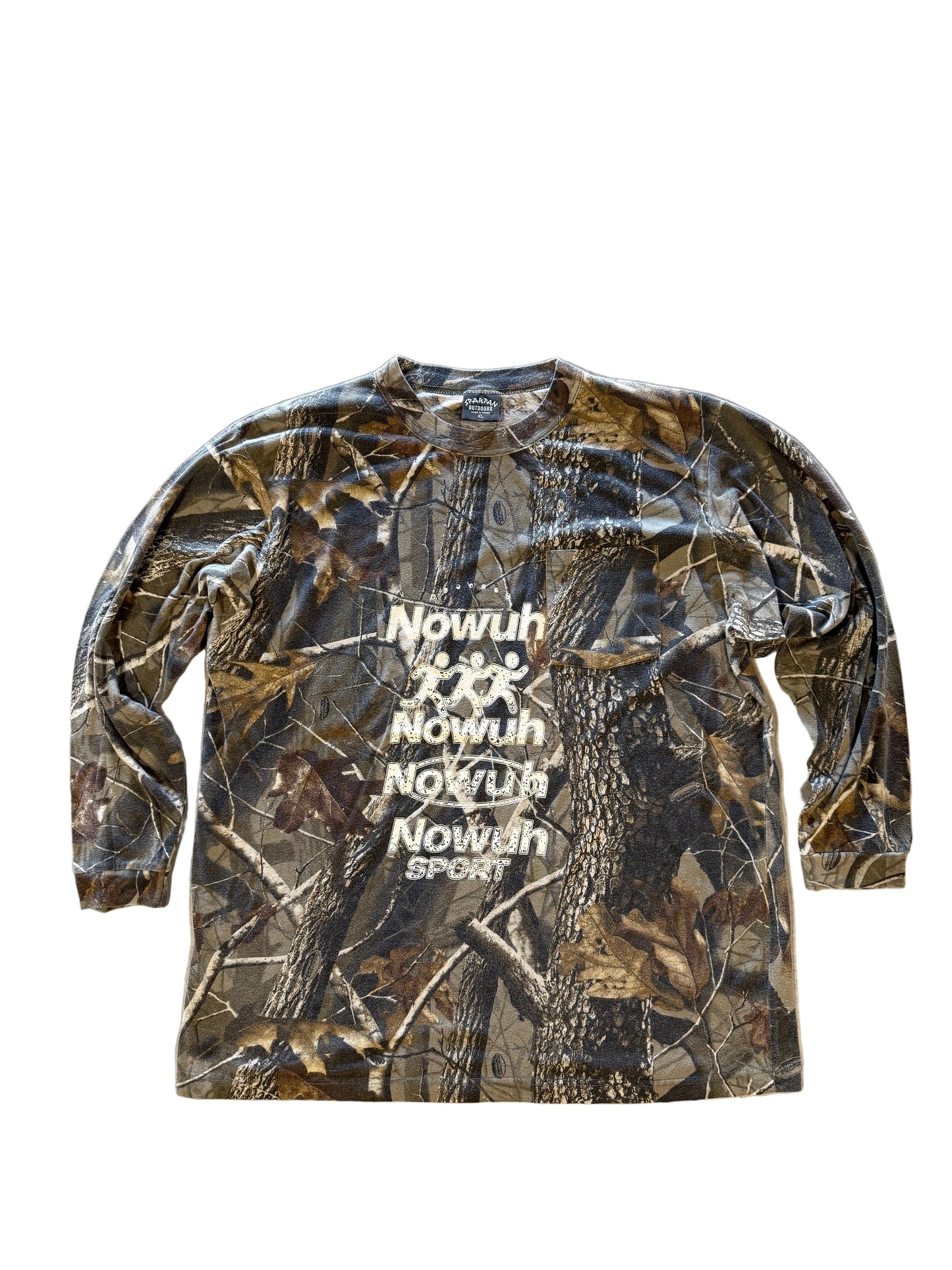 Nowuh Sport Camo Long Sleeve Shirt