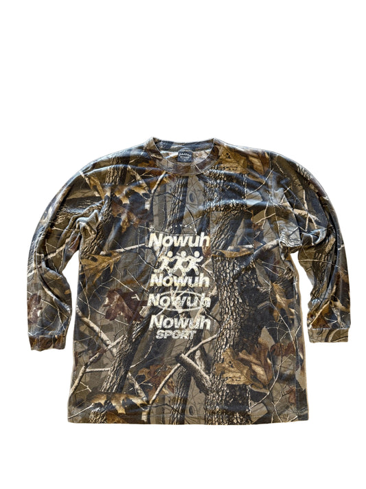 Nowuh Sport Camo Long Sleeve Shirt
