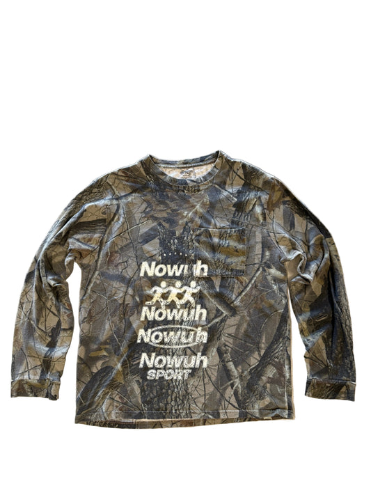 Nowuh Sport Camo Long Sleeve Shirt