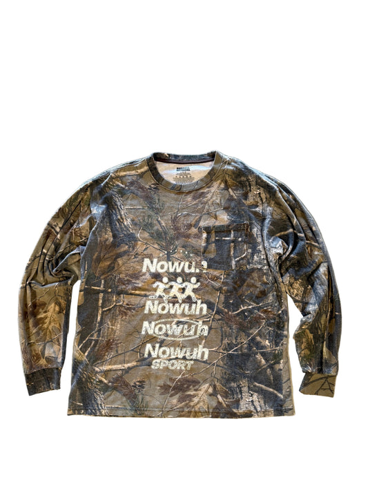 Nowuh Sport Camo Long Sleeve Shirt