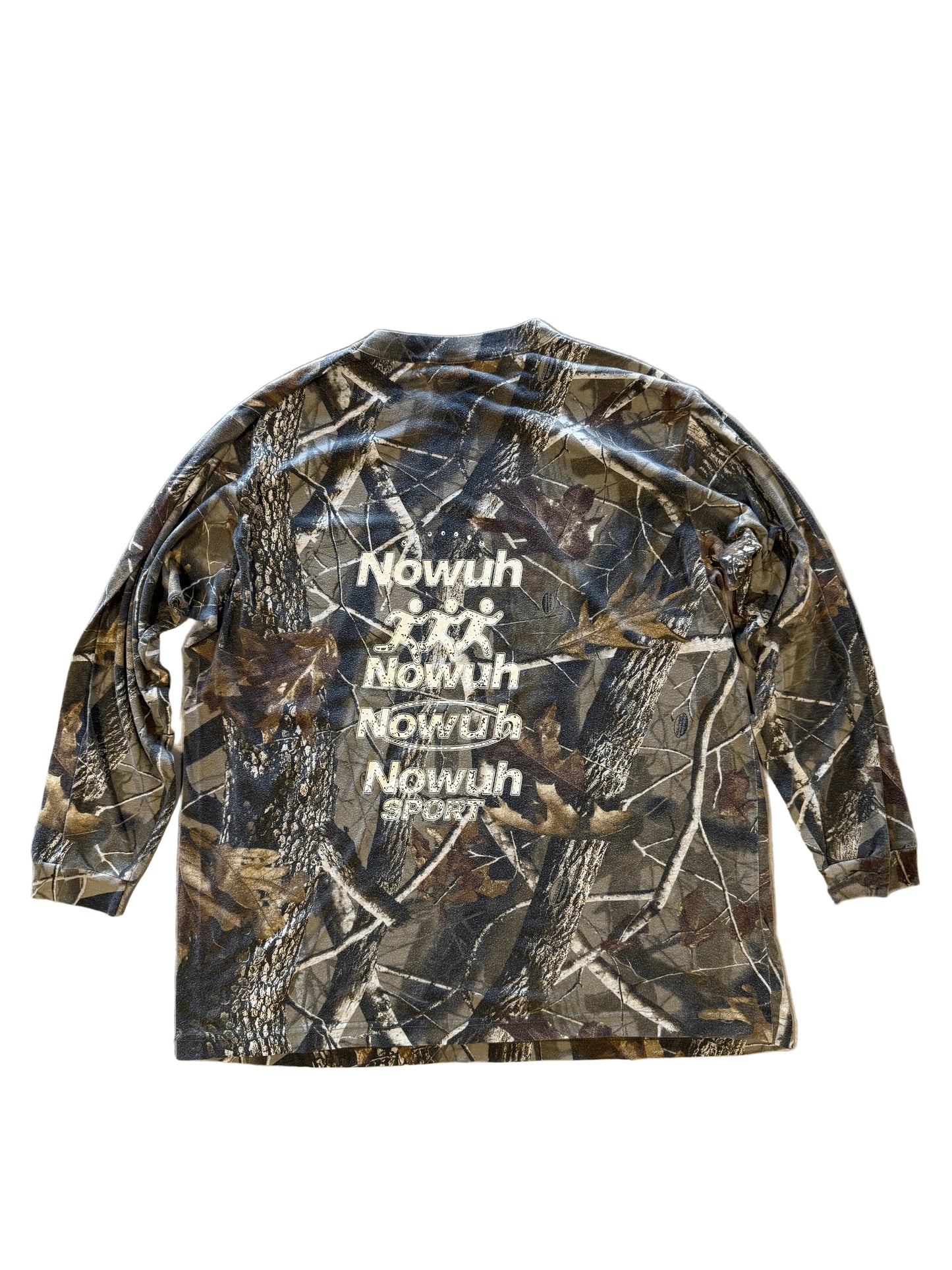 Nowuh Sport Camo Long Sleeve Shirt
