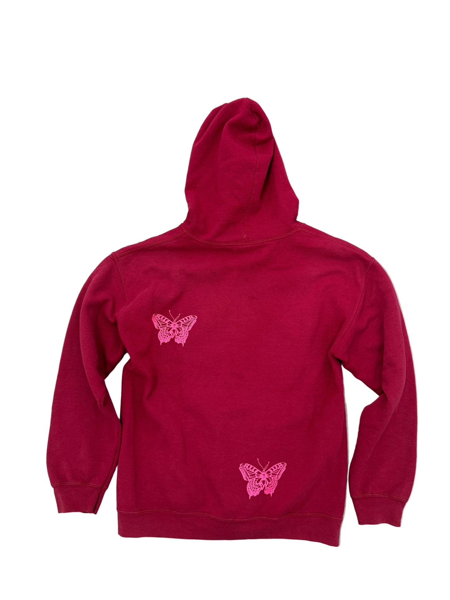 Nowuh Butterfly Zip Up Hoodie