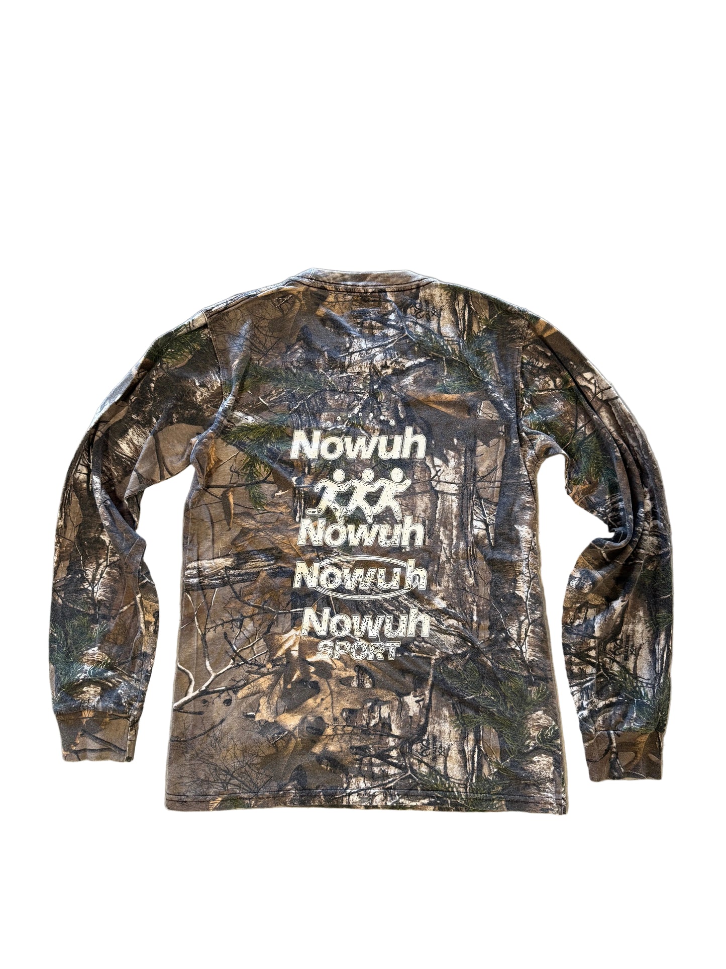 Nowuh Sport Camo Long Sleeve Shirt