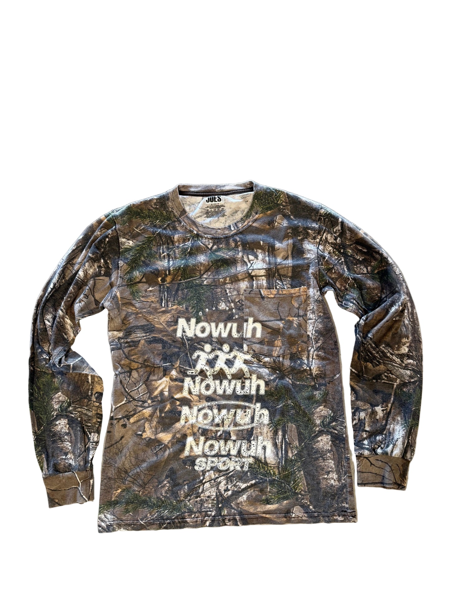 Nowuh Sport Camo Long Sleeve Shirt
